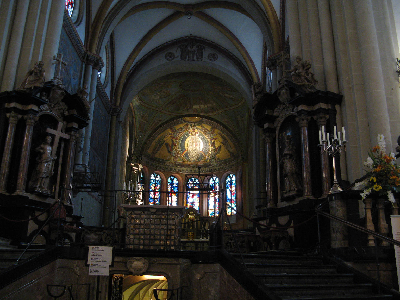 The interior of Bonn Minster